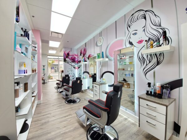 Ladies styling stations