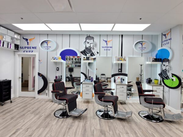 Gentlemen's grooming bay